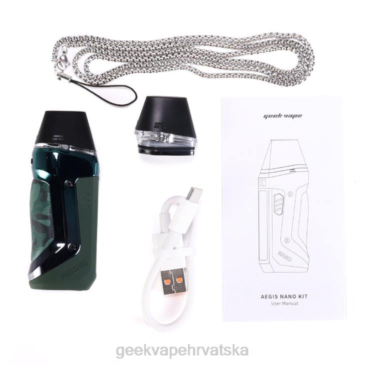 Geek Bar Cigareta | aegis nano kit 800mah GeekVape kamuflažno srebrna JFZJ127
