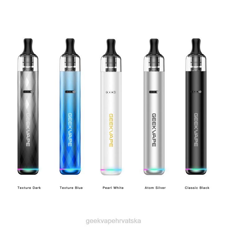 Elektronicka Cigareta GEEKVAPE | wenax s3 (stylus 3) vape pen kit 1100mah GeekVape atom srebra JFZJ66